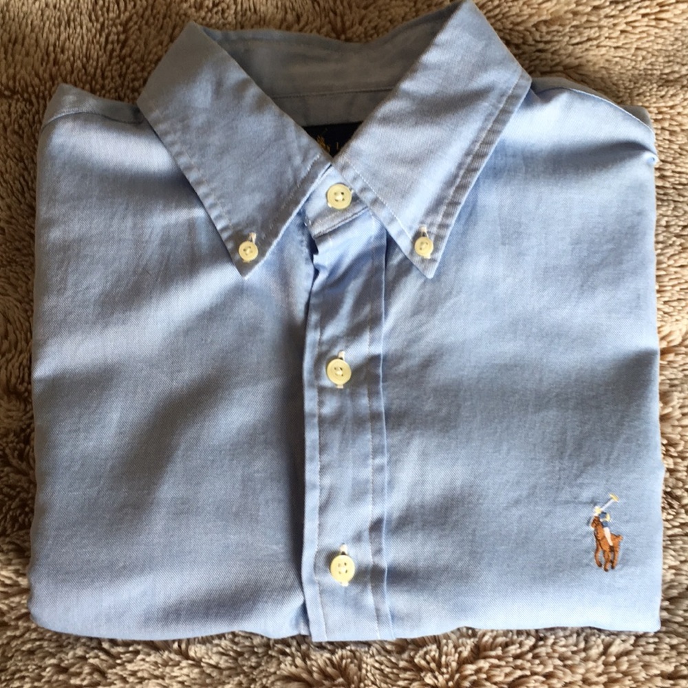 Polo Ralph Lauren Slim Oxford Shirt Short Sleeve